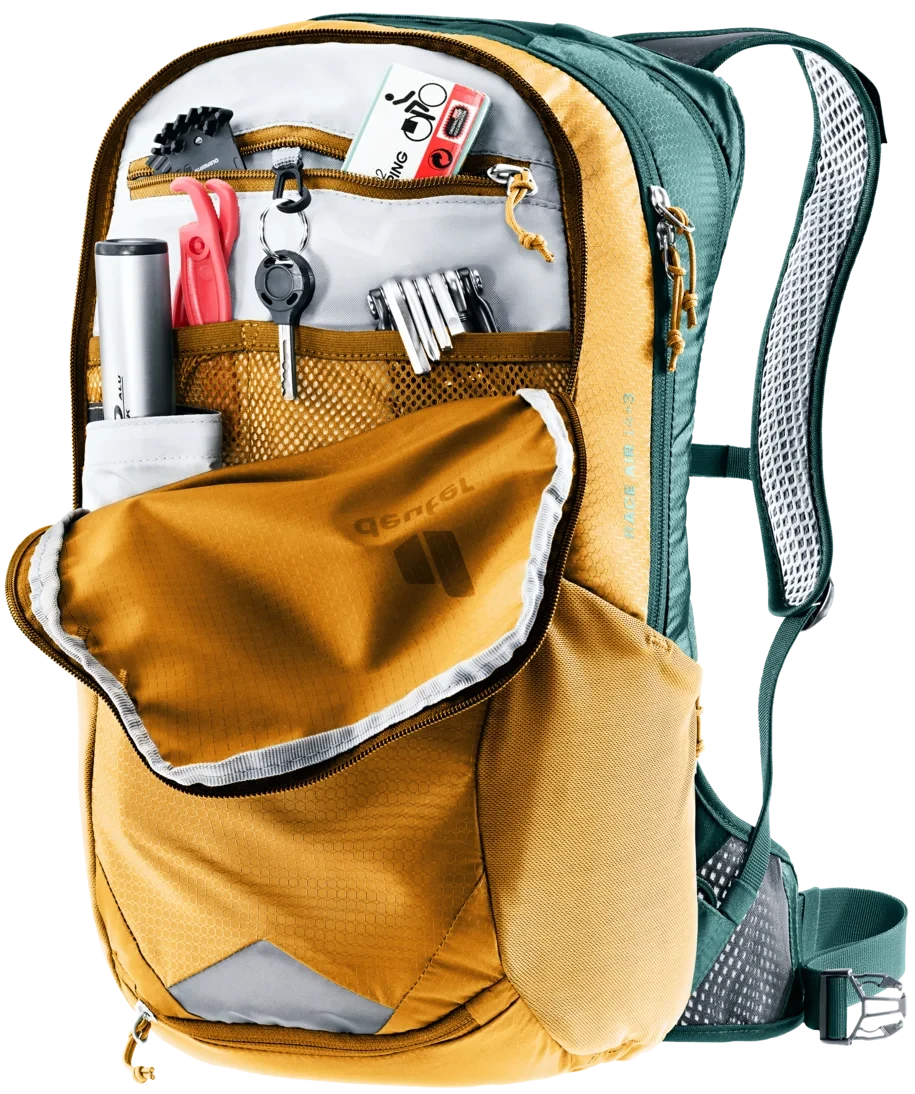 Deuter Race Air 14+3 Rucksack - Cinnamon-deepsea – Bild 5