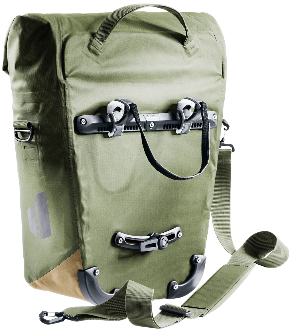 Ortlieb Deuter Mainhattan 17+10 Fahrradtasche Khaki-clay – Bild 2
