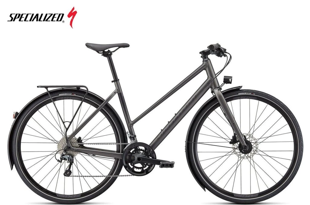 Specialized Sirrus 3.0 EQ Step-Through, Smoke-black Reflective