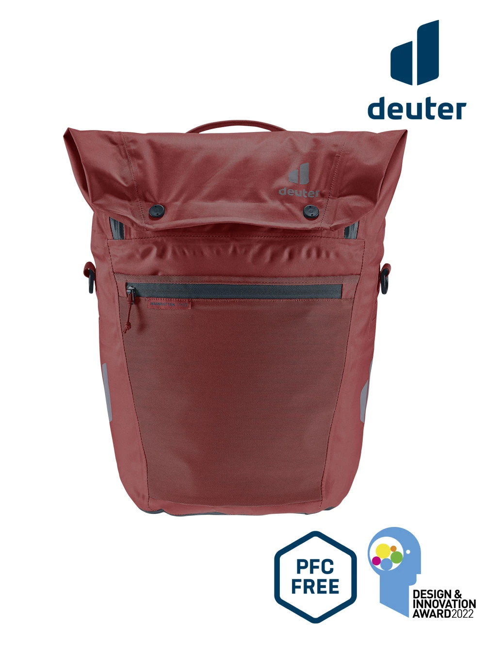 Ortlieb Deuter Mainhattan 17+10 Fahrradtasche Redwood-ink