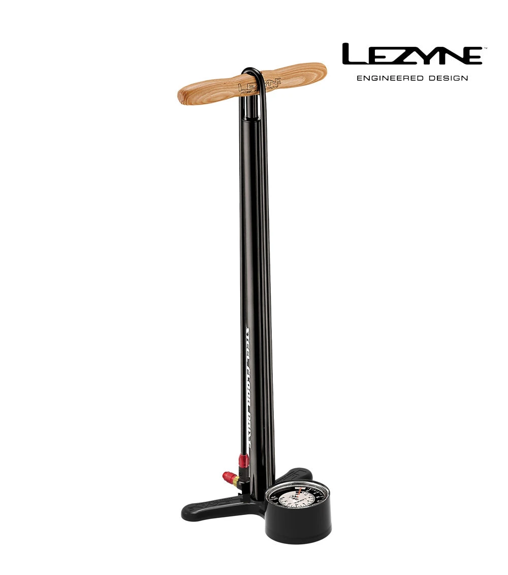 LEZYNE STANDLUFTPUMPE STEEL FLOOR DRIVE