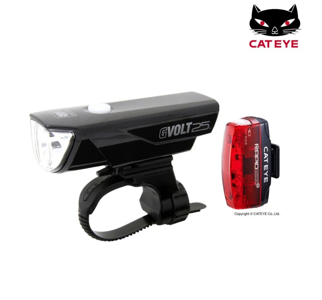 CATEYE GVolt 25 HL-EL360GRC + Rapid Micro G HL-EL620G Beleuchtungskit