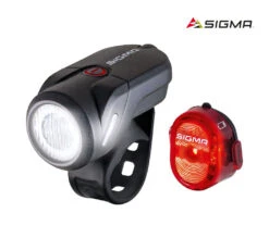SIGMA AURA 35 USB LED Frontleuchte | NUGGET II Rücklicht Beleuchtungsset