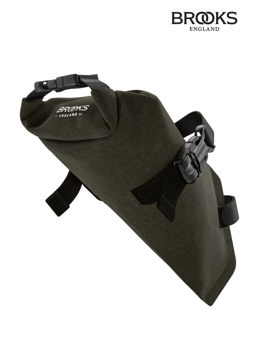 BROOKS Scape Saddle Roll Bag - Mud Green