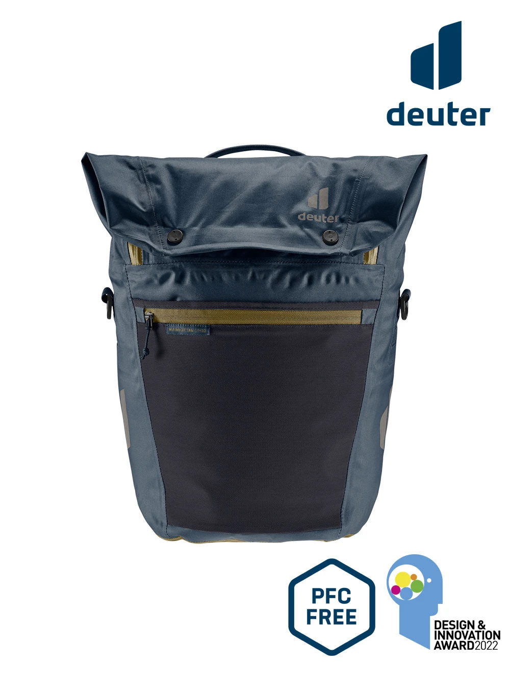 Ortlieb Deuter Mainhattan 17+10 Fahrradtasche Ink-clay