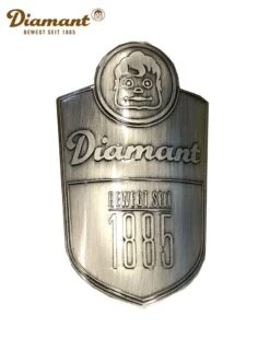 Diamant Original Steuerrohrplakette Silber
