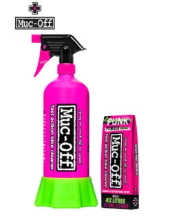 MUC-OFF Bottle For Life Bundle + 4 Pack Punk Powder