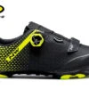 NORTHWAVE ORIGIN PLUS 2 SHOES, BLACK-YELLOW FLUO