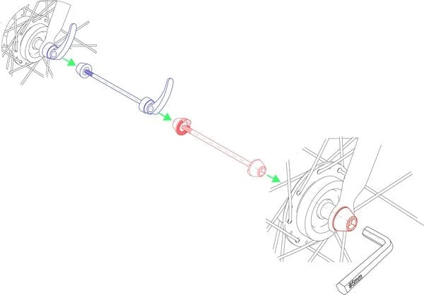 HEXLOX Sicherheitsachsen Silber â Bild 2