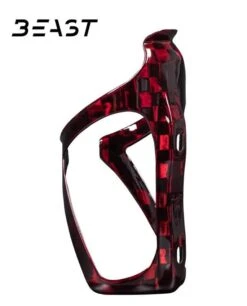 BEAST Components Bottle Cage AMB Carbon Flaschenhalter - SQUARE Red