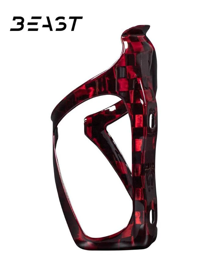 BEAST Components Bottle Cage AMB Carbon Flaschenhalter - SQUARE Red