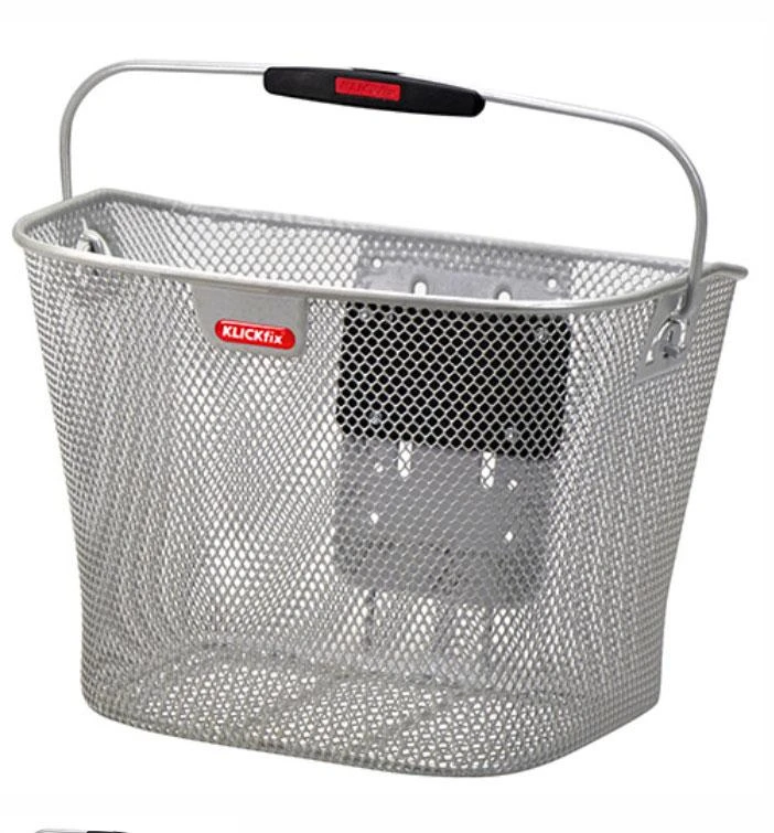 Klickfix Korb Vorn Silber