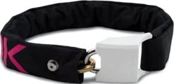 Hiplok Kettenschloss Schwarz Pink Weiß